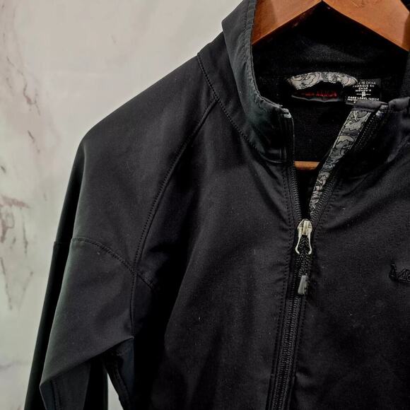 Marmot Jacket Womens Small Black Fleece Lined Full Zip Stretch Hoodless - Picture 2 of 14